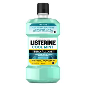 Antisséptico Bucal Listerine Zero Leve Mais Pague Menos  500ml