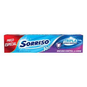 Creme Dental Sorriso Tripla Limpeza Completa 120 g