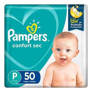 Fralda Pampers Confort Sec Mega Pequena 50Unidades