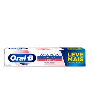 Creme Dental Oral B Duplo Alívio Sensitive + Gengiva Leve Mais Pague Menos 140g