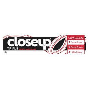Creme Dental Close Up Triple Menta Americana 70g