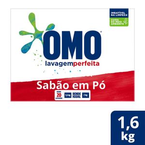 Lava Roupas Omo Lavagem Perfeita 1,6Kg