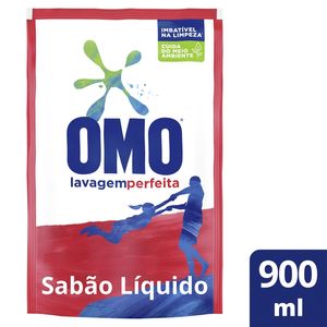 Lava Roupas Omo Líquido Lavagem Perfeita Refil 900M