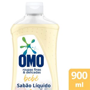 Lava Roupas Omo Líquido Roupas Finas Bebê 900ml