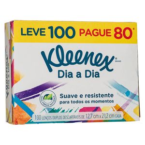 Lenço Papel Kleenex Box Leve 100 Pague 80Unidades