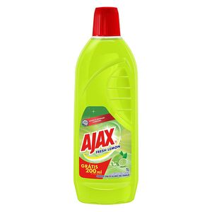 Limpador Ajax Limpeza Pesada Fresh Lemon Leve 1l Pague 800ml