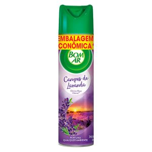 Desodorizador Bom Ar Embalagem Econômica Lavanda Aerosol 360ml