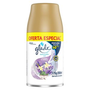 Odorizador Glade Automatic Lavanda & Vanilla Refil com 20% de Desconto 269ml