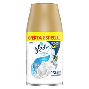 Odorizador Glade Automatic Toque de Maciez Refil Oferta Especial 269ml