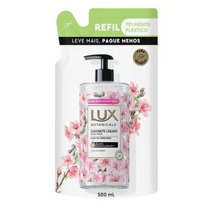 Sabonete Liquido Lux Botanicals Flor de Cerejeira Refil 500ml