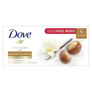 Sabonete Dove Karite Baunilha com 6 Leve Mais Pague Menos 90g