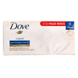 Sabonete Dove Original com 6 Leve Mais Pague Menos 90g