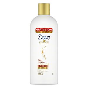 Shampoo Dove Óleo Nutrição 670ml Grátis 170ml