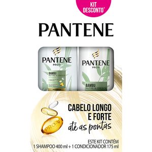 Shampoo 400ml + Condicionador 175ml Pantene Bambu