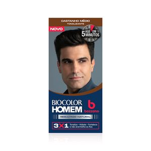Tonalizante Biocolor Homem Castanho Médio 1un