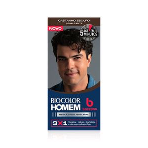 Tonalizante Biocolor Homem Castanho Escuro 1un