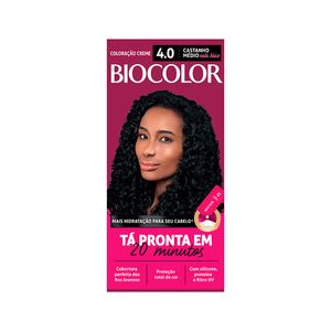 Tintura Biocolor Mini Kit Castanho Médio Nada Básico N.4.0 Un