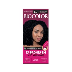 Tintura Biocolor Mini Kit Preto Intenso Noite de Gala N.1.7 Un