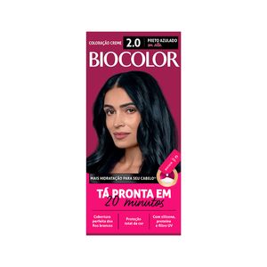 Tintura Biocolor Mini Kit Preto Azulado em Alta N.2.0 Un