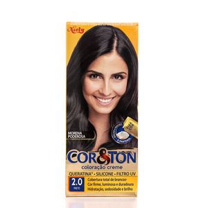 Tintura Cor & Ton Mini Kit Preto N.2.0