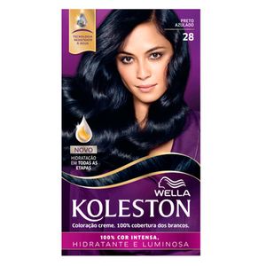 Tintura Koleston Preto Azulado N.28 Un