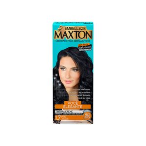 Tintura Maxton Mini Kit Preto Azulado N.1.7