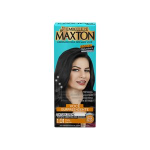 Tintura Maxton Mini Kit Preto Carvao N.1.01