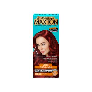 Tintura Maxton Mini Kit Vermelho Cereja N.6.66