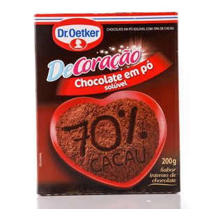 Chocolate em Pó Dr.Oetker 70% Cacau 200g