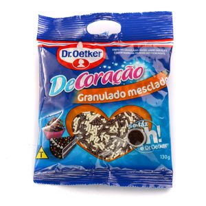 Confeitos Dr.Oetker Decorfesta Chocolate Granulado Mesclado 130g