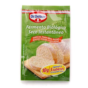 Fermento em Pó Dr.Oetker Biológico Seco Instantâneo 10g