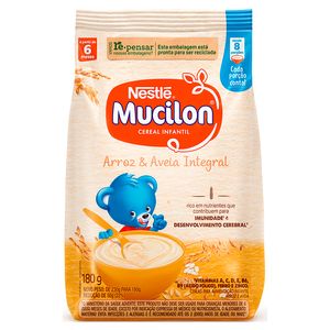 Cereal Mucilon Arroz & Aveia Integral 180g