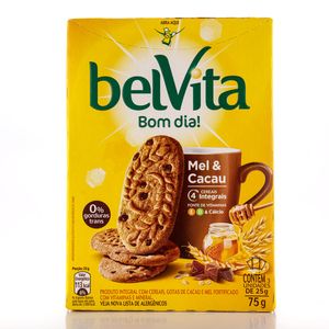 Biscoito Belvita Mel e Cacau 75g
