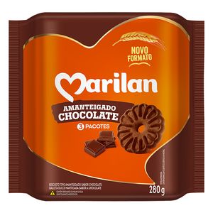 Biscoito Marilan Amanteigado Chocolate 280g