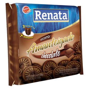 Biscoito Renata Amanteigado Chocolate 330g