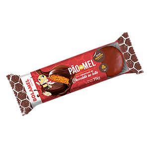 Pão de Mel Bolamel com Cobertura Chocolate ao Leite 75g