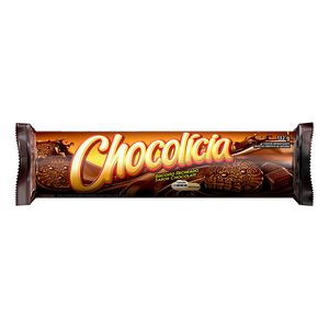 Biscoito Chocolícia Recheado Chocolate 132gr