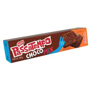 Biscoito Nestlé Passatempo Chocomix Recheado Chocolate 130g