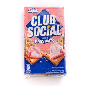 Biscoito Club Social Presunto 141g