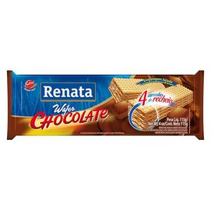 Biscoito Renata Wafer Chocolate 115g