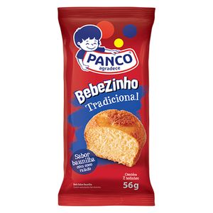 Bolo Panco Bebezinho Aventura Baunilha com 2Unidades 56g