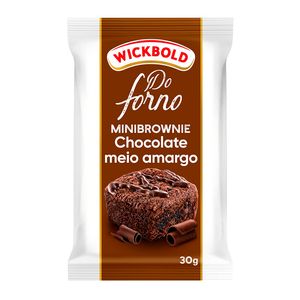 Minibrownie WickBold do Forno Meio Amargo 30g