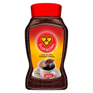 Café 3 Corações Solúvel 100g