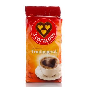 Café 3 Corações Vácuo Tradicional 500g