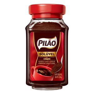 Café Pilao Solúvel Coado Vidro 100 g