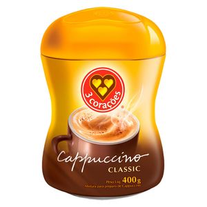 Cappuccino 3 Corações Classic 400g