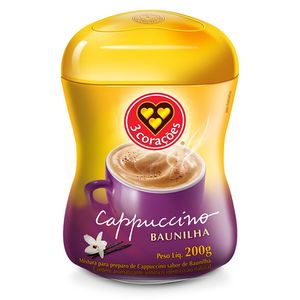 Cappuccino 3 Corações Baunilha 200g