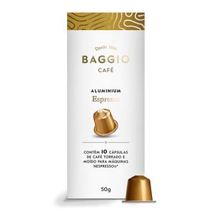 Café Baggio Espresso com 10 Cápsulas 50g