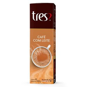 Café com Leite Três com 10 Cápsulas 90g