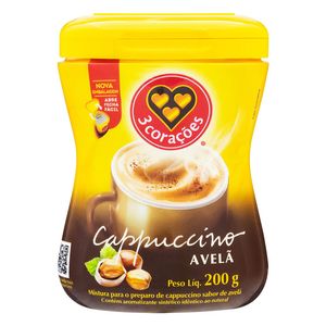 Cappuccino 3 Corações Avelã 200g